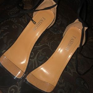 Black heels